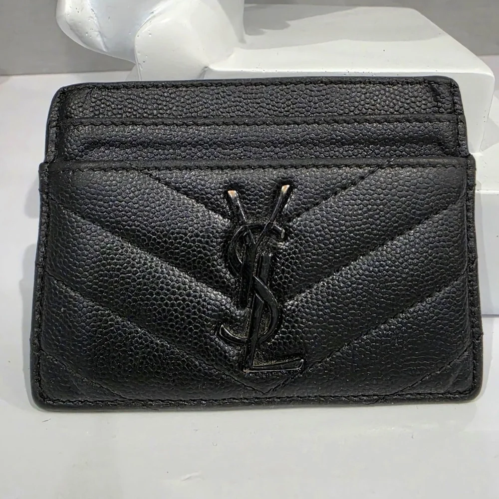Saint Laurent Black Leather Accessory - Picture 2 of 7